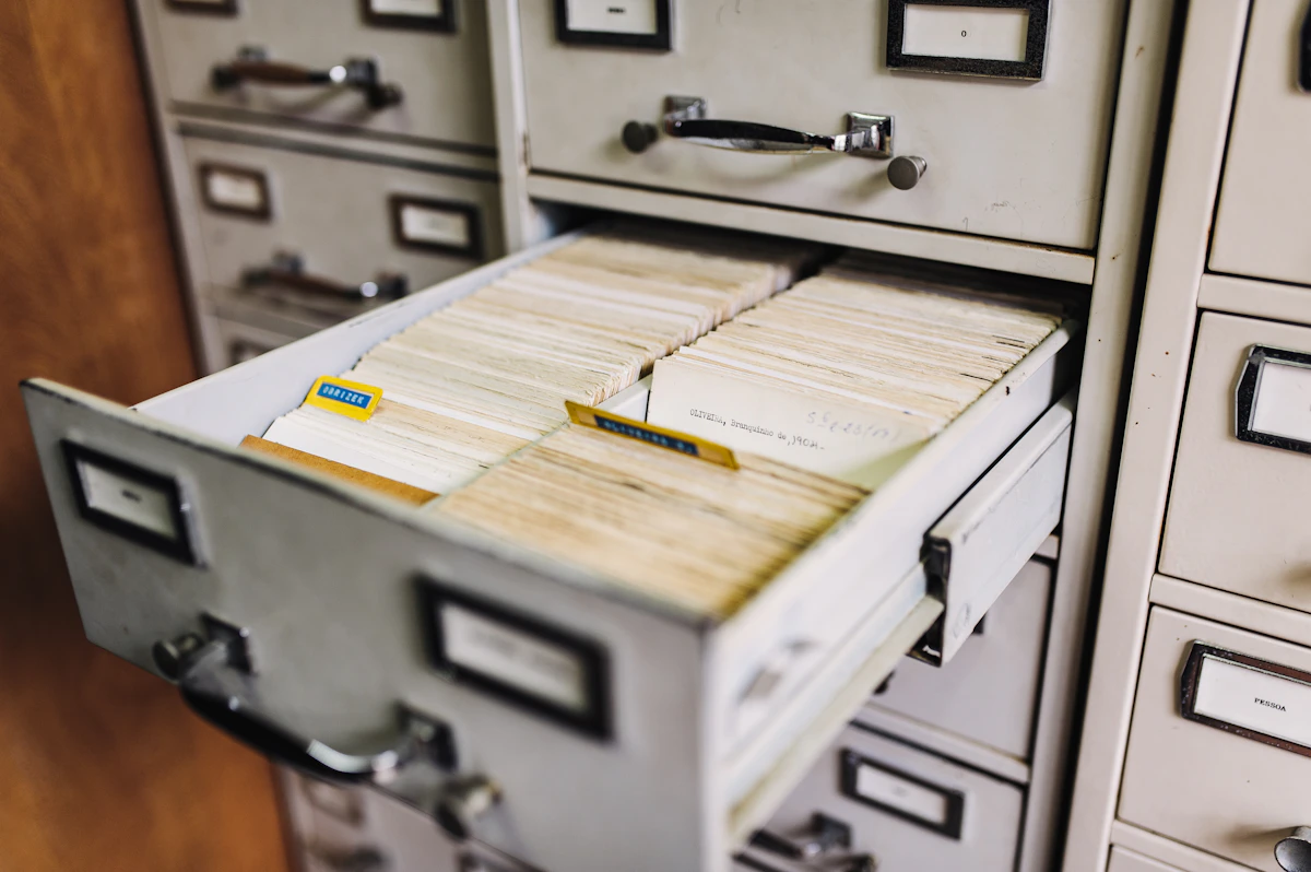 A folder of markdown files and a database table holding the same posts